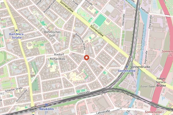 Map showing Hallmann und Klee in Berlin