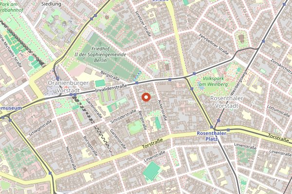Map showing Katz Orange in Berlin