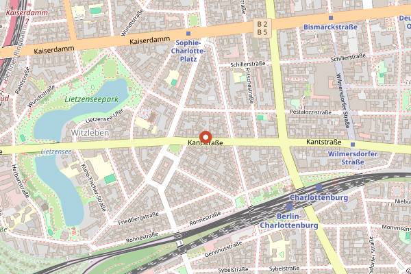 Map showing Lovis in Berlin