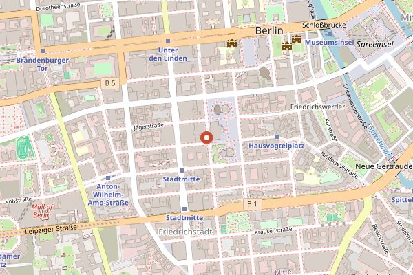 Map showing Lutter und Wegner in Berlin