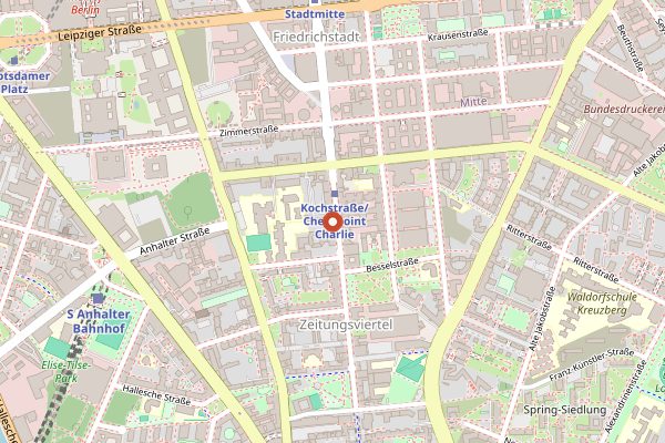 Map showing Nobelhart und Schmutzig in Berlin