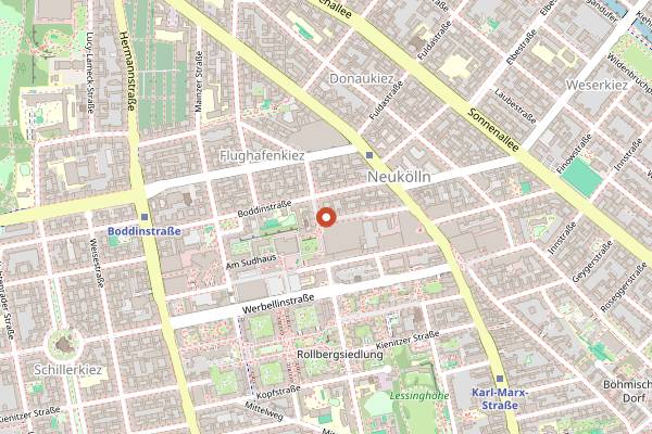 Map showing Tisk Speisekneipe in Berlin