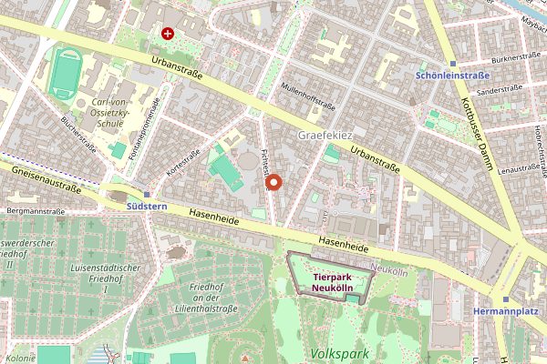 Map showing Tulus Lotrek in Berlin