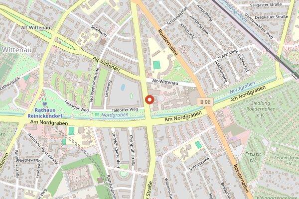Map showing Veronika in Berlin
