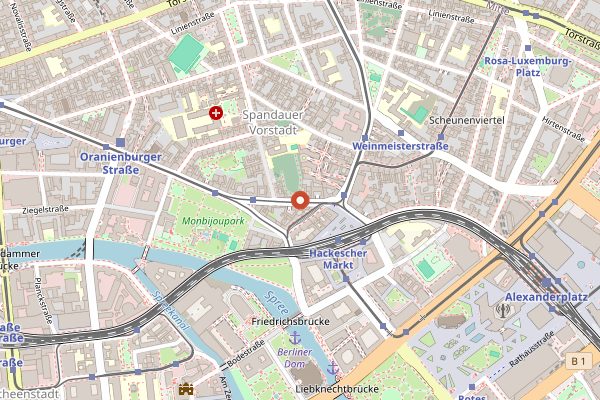 Map showing Curry 61 in Berlin