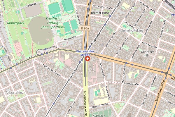 Map showing Rueyam Gemuese Kebap in Berlin