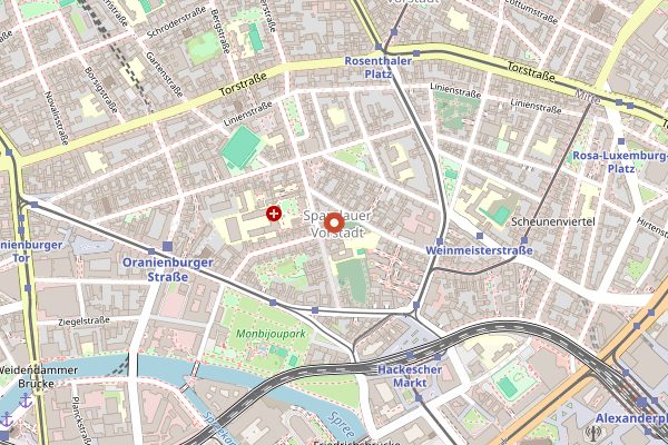 Map showing Cordobar in Berlin