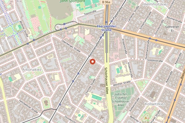 Map showing Otto in Berlin