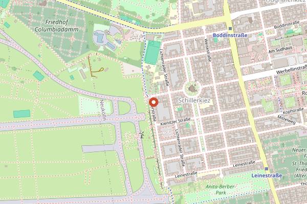 Map showing Palsta in Berlin