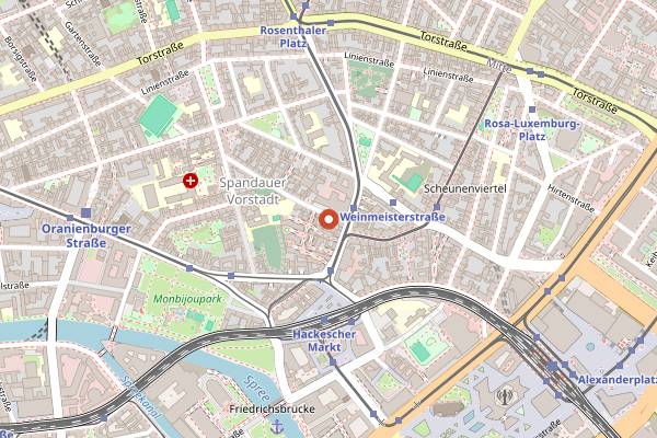Map showing Rocket Wine in Berlin