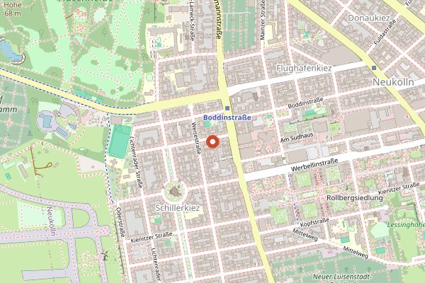 Map showing Wild Things in Berlin