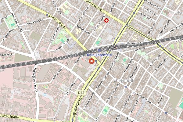 Map showing Tadim Damak in Cologne