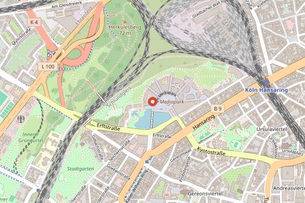 Map showing Osman30 in Cologne