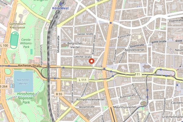 Map showing Lúa by Danny in Cologne
