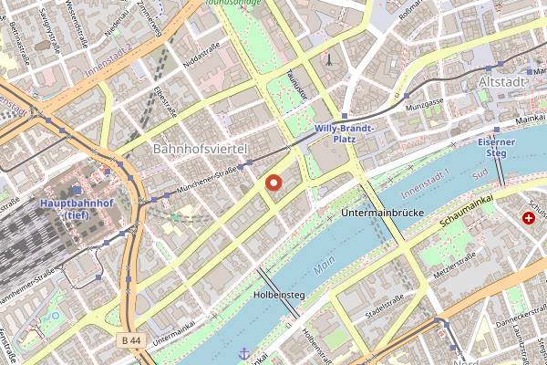 Map showing Im Herzen Afrikas in Frankfurt