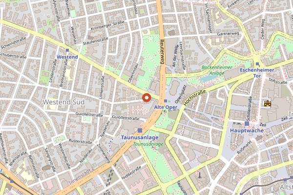 Map showing Sunny Side Up in Frankfurt