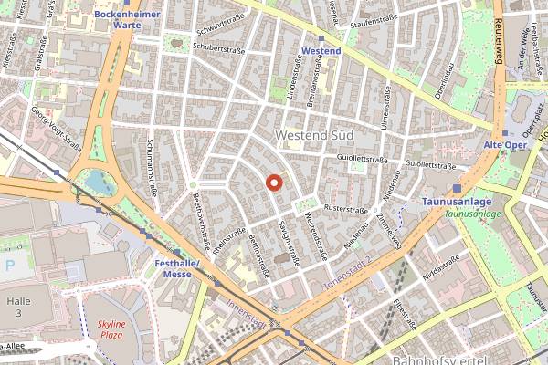 Map showing Sohar's in Frankfurt