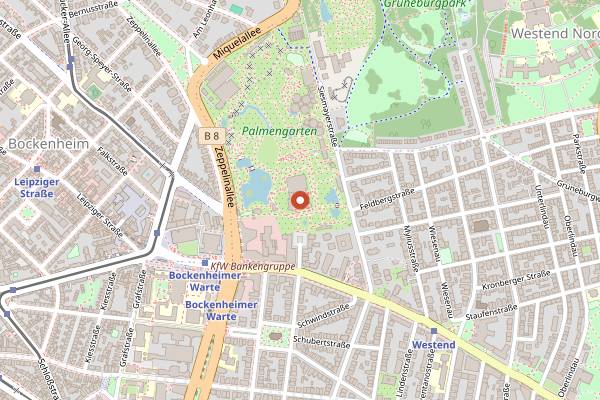 Map showing Lafleur in Frankfurt