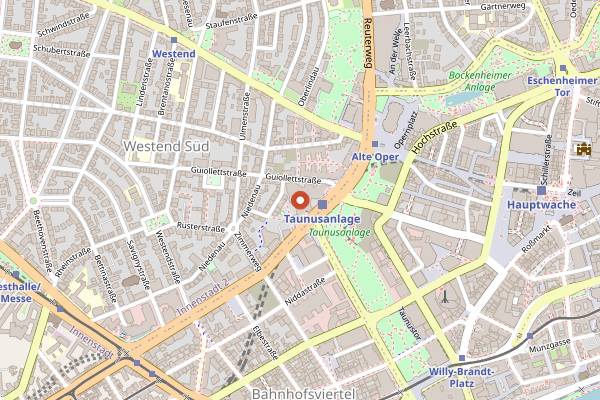 Map showing Moriki in Frankfurt