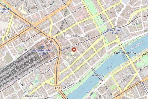 Map showing YALDY in Frankfurt