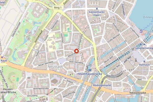 Map showing Public Coffee Roasters in Hamburg