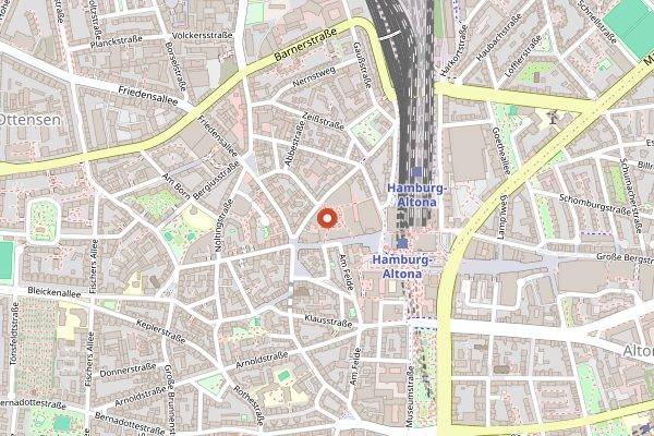 Map showing Vincent Vegan Mercado in Hamburg