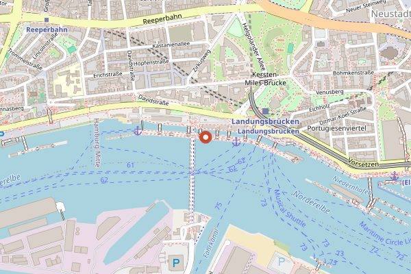 Map showing Hamburg Hafengeburtstag in Hamburg