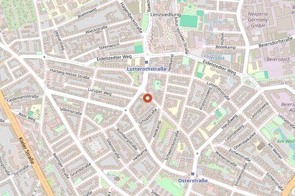 Map showing Heimatjuwel in Hamburg
