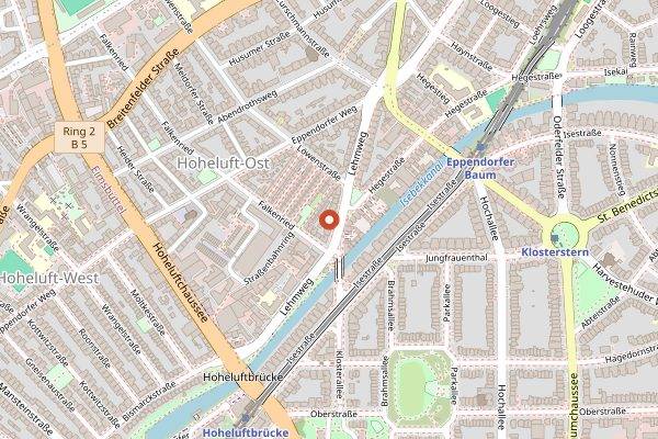 Map showing Piment in Hamburg