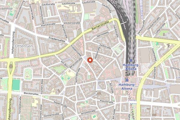 Map showing Il Garage in Hamburg