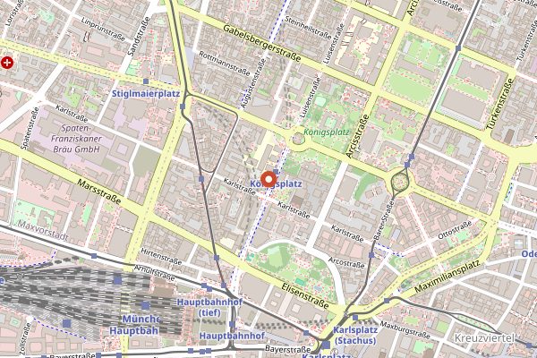 Map showing JAN in Munich