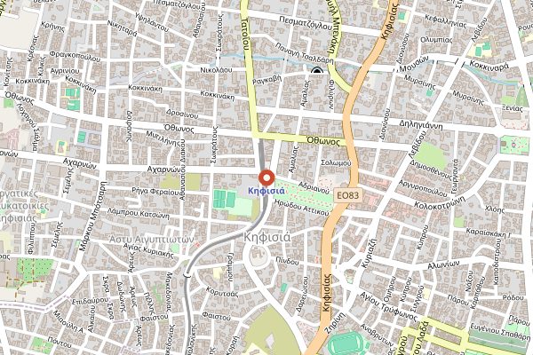 Map showing Venetis 1948 Kifisia in Athens