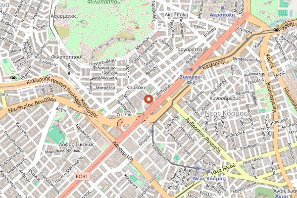 Map showing Strange Brew Taproom and Bottleshop in Athens