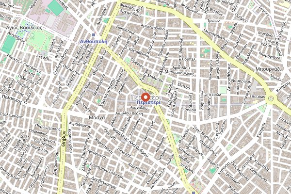 Map showing Mind the Cup in Athens
