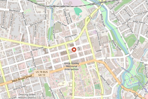 Map showing CTC Urban Gastronomy in Athens
