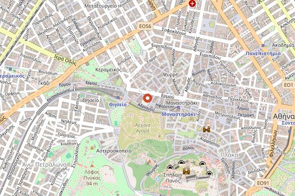 Map showing A Little Taste of Home in Athens