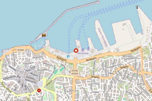 Map showing Solo Cretan Craft Brewery in Heraklion