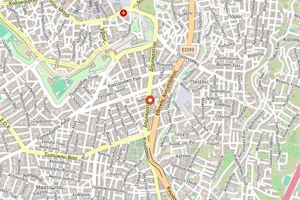 Map showing Silfio in Heraklion