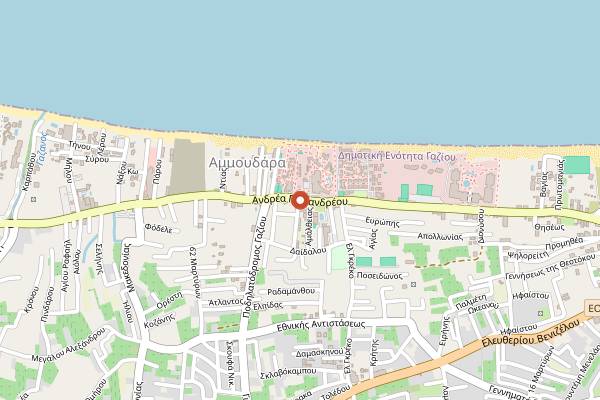 Map showing Thigaterra in Heraklion