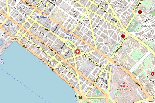 Map showing Pulp in Thessaloniki