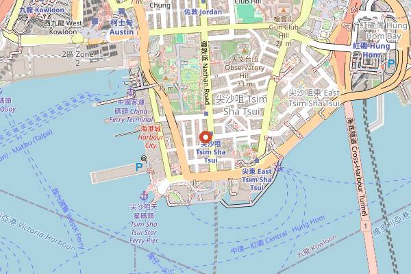 Map showing Eyebar in Hong Kong