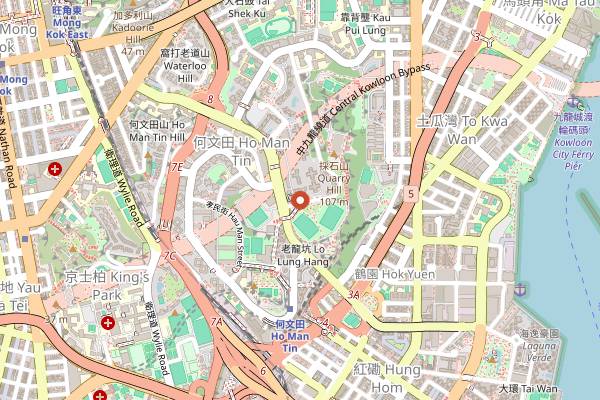 Map showing The Madhouse Taproom in Hong Kong