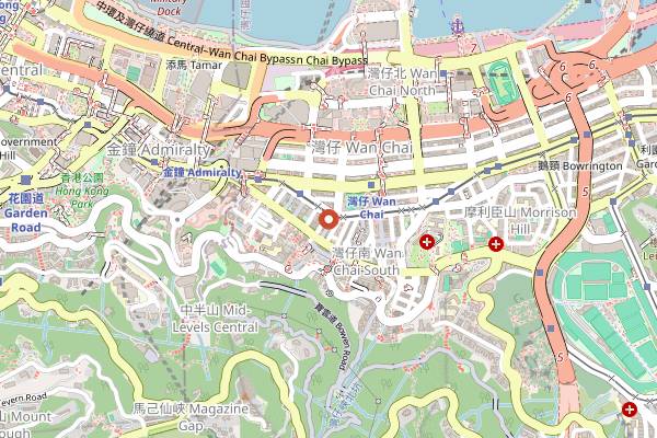 Map showing Bo Innovation in Hong Kong