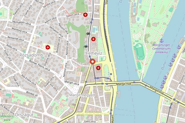 Map showing Dolcissima in Budapest