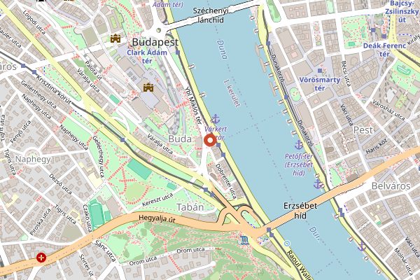 Map showing Felix Kitchen & Bar in Budapest