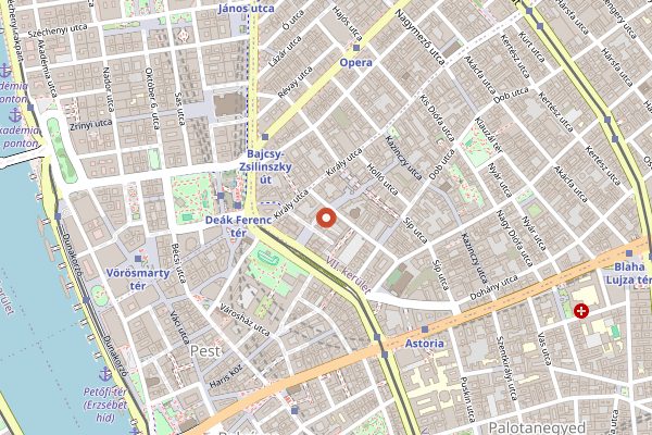 Map showing My Little Melbourne Coffee in Budapest