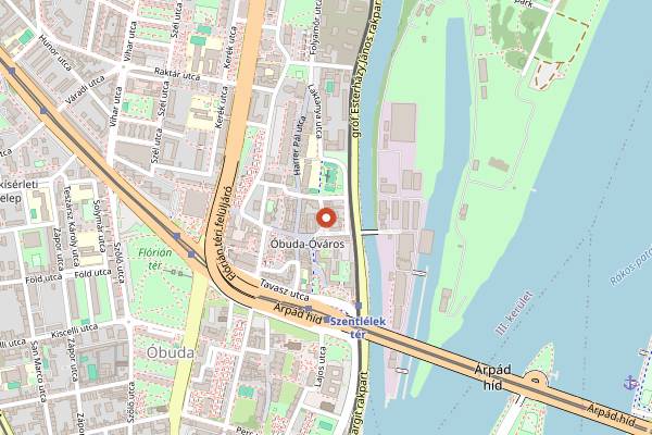 Map showing Vasmacska KávéZoo in Budapest