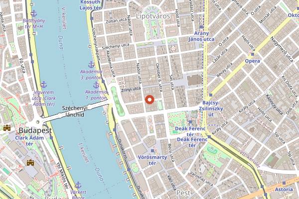Map showing Bilanx in Budapest