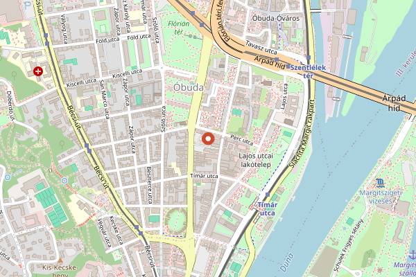 Map showing Cut & Barrel in Budapest