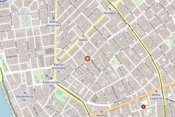 Map showing Stand in Budapest